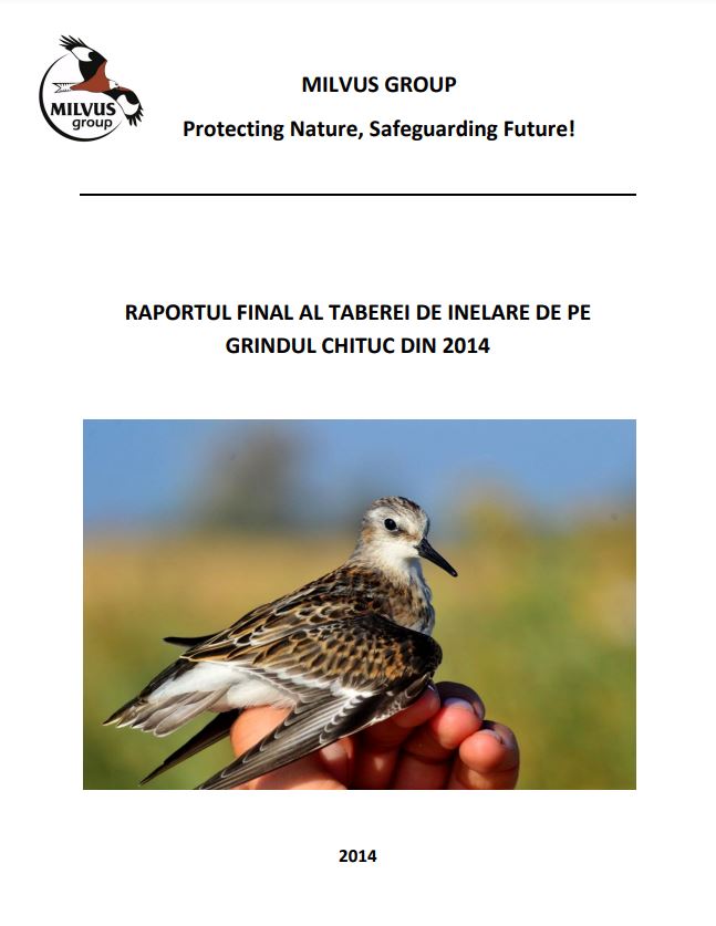Read more about the article Raportul final al taberei de inelare de pe Grindul Chituc din 2014