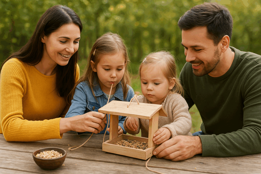 Read more about the article  Atelier de iarnă: hrănim păsările!